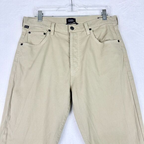 Citizens Of Humanity The Finn Corduroy Pants Mens Size 32x29 Khaki Tan Relaxed - Picture 3 of 7